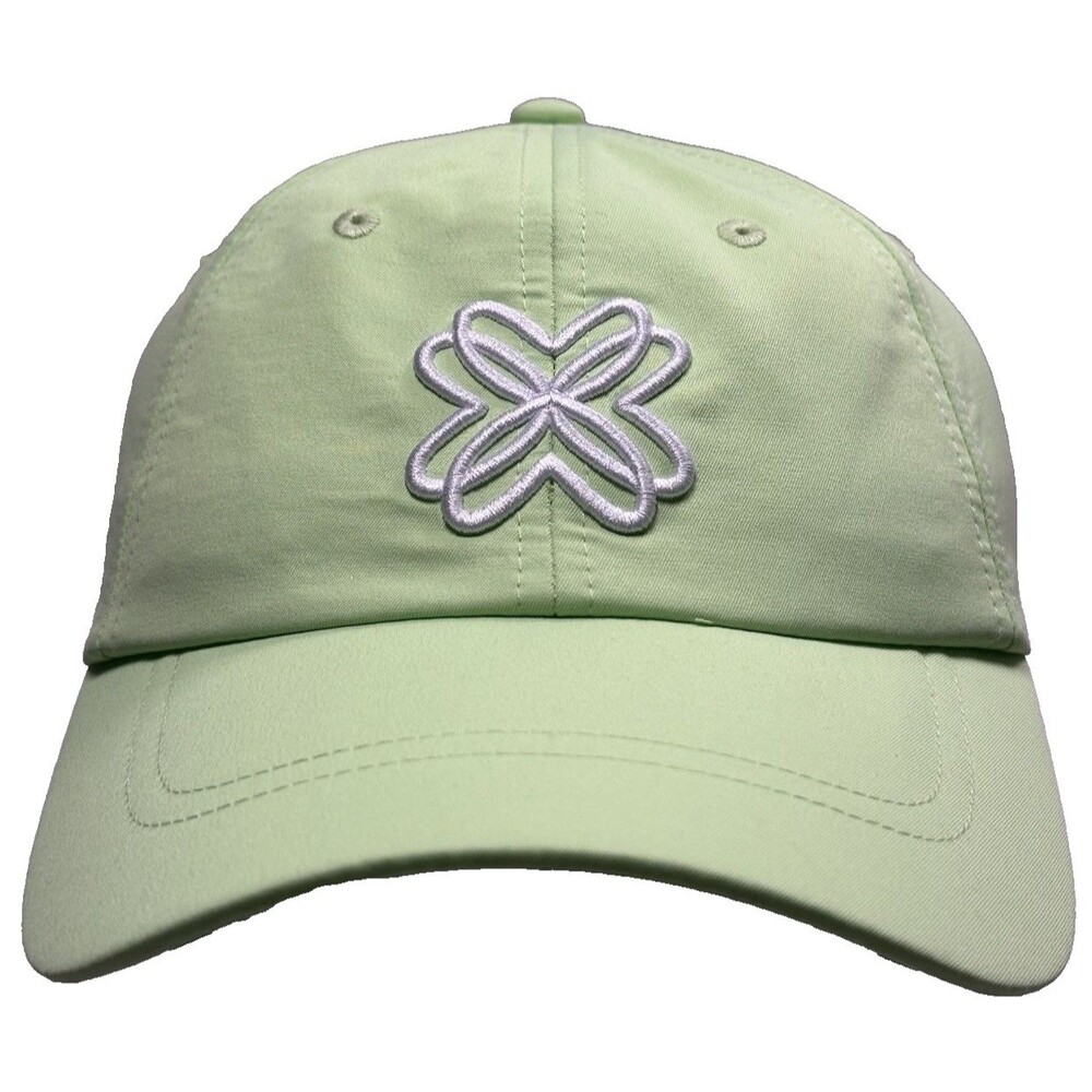NWT Lilly Pulitzer Logo Run Around Strapback Hat OSFM Pistachio Macaron #018420